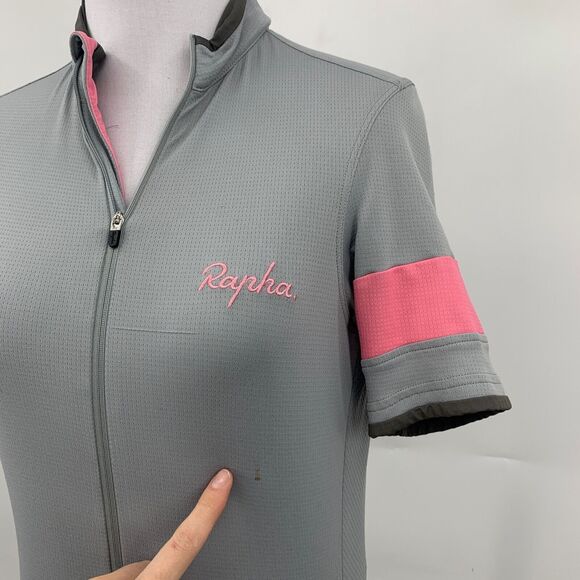 Rapha Cycling Jersey Mens S Small Gray Super Lightweight Pro Team Flyweight - Picture 4 of 11